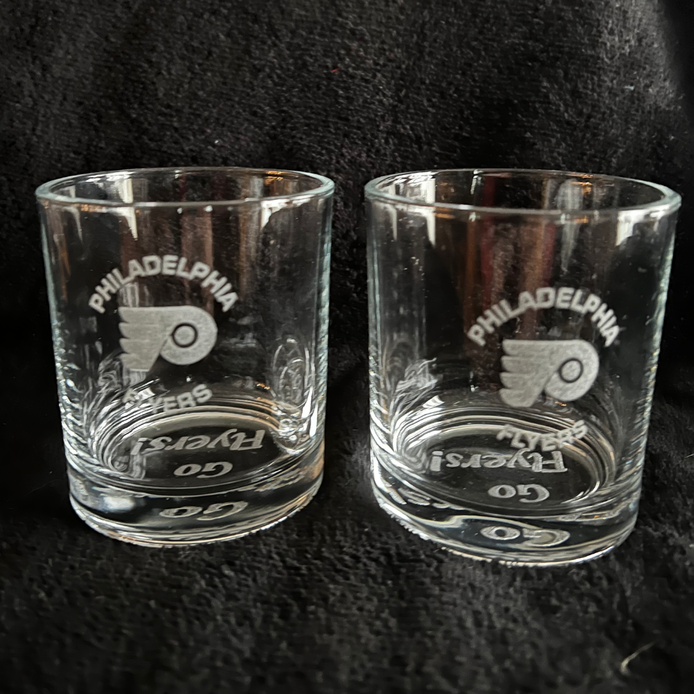 Flyers Whiskey Glasses